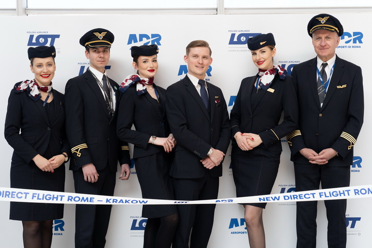Roma, Lot Polish Airlines lancia i voli diretti per Cracovia